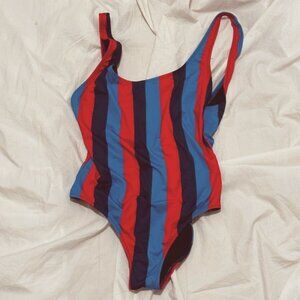 SOLID & STRIPED one-piece swimsuit